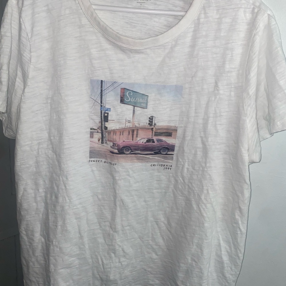 White Graphic T-Shirt